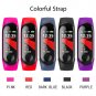 M3 Heart Rate, Blood Pressure, Color Screen Smart Bracelet Health and Fitness Tracker- Black