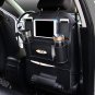 Multi-functional PU Leather Car Back Seat Storage Organizer Multi Pocket Phone Cup Holder Organizer