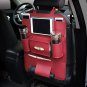 Multi-functional PU Leather Car Back Seat Storage Organizer Multi Pocket Phone Cup Holder Organizer