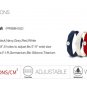 Power Ionics Prism Waterproof Negative Ions Titanium Germanium Sports Bracelet