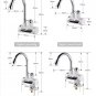Instant Tankless Electric Hot Water Heater Faucet Kitchen Instant Heating Tap Water Heater