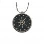 2X Quantum Scalar Energy Pendant 3000 Ions Lava Stone Stainless Steel Chain, Protector