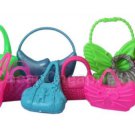 10PCS/lot Cosy Cute Colorful Bag For Barbie Doll