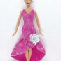 Beautiful Handmade Party Outfit Fashion Dress For Barbie