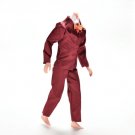 1 Set Clothes for Barbie Ken Cloth Wine Red Tux Set
