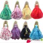 NIP Lot of 5 Random Barbie Prom Wedding Formal Dresses Handmand