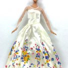 Princess Dress Fairy Tale Cinderella Wedding Dress Gown Party For Barbie Doll