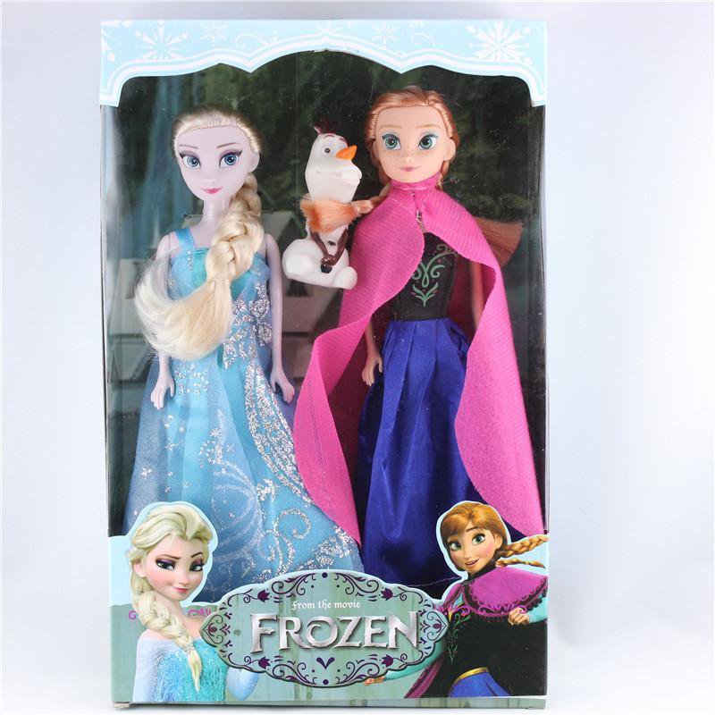 Frozen Princess Elsa and Anna Gifts Set Barbie Dolls NIB