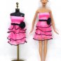 Beautiful Handmade Party Fashion Dress For Barbie
