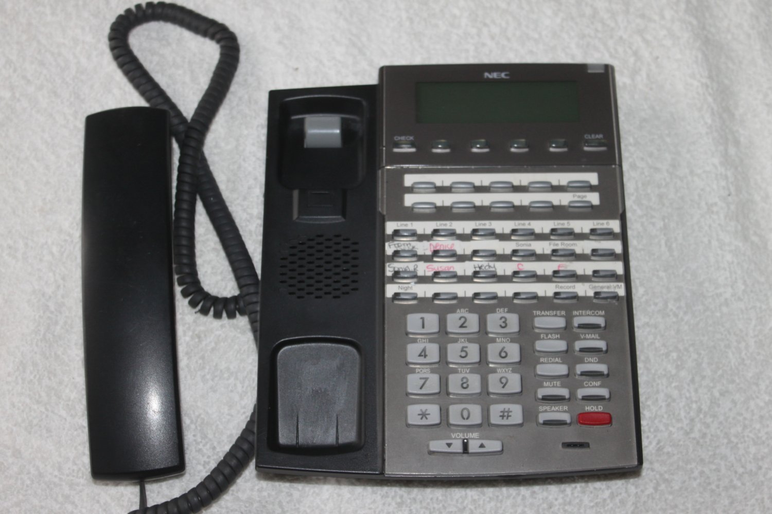 NEC 1090021 dx7na-34btxbh tel (BK) DSX lcd Display 34-Button (Black) Telephone