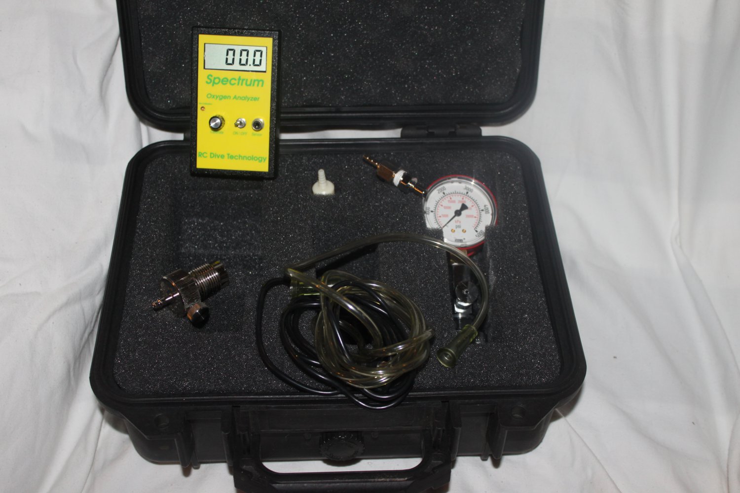 RC Dive Technology  Spectrum Oxygen Analyzer Kit Very Clean With Hard Case
