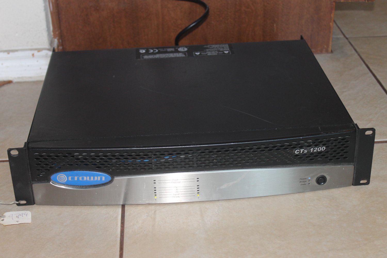 Crown CTs 1200 600W Power 2Channel Amplifier Nice Condition
