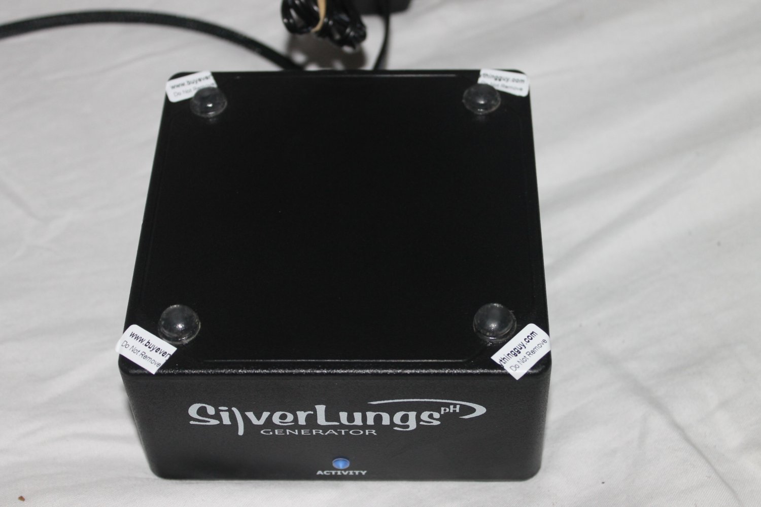 SilverLungs Generator Colloidal Silver High pH Base With AC Plug Only 05/18