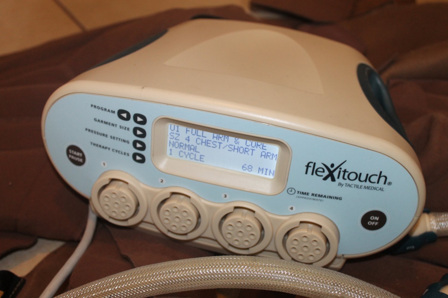 Tactile Medical Flexitouch Compression Lymphedema PD32U With Garments