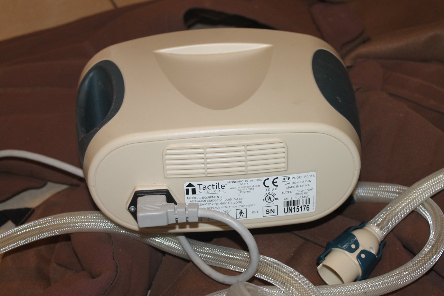 Tactile Medical Flexitouch Compression Lymphedema PD32U With Garments