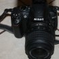 Nikon D3000 10.2MP Digital SLR Camera with lens and sigma ef-500 flash only 2/19