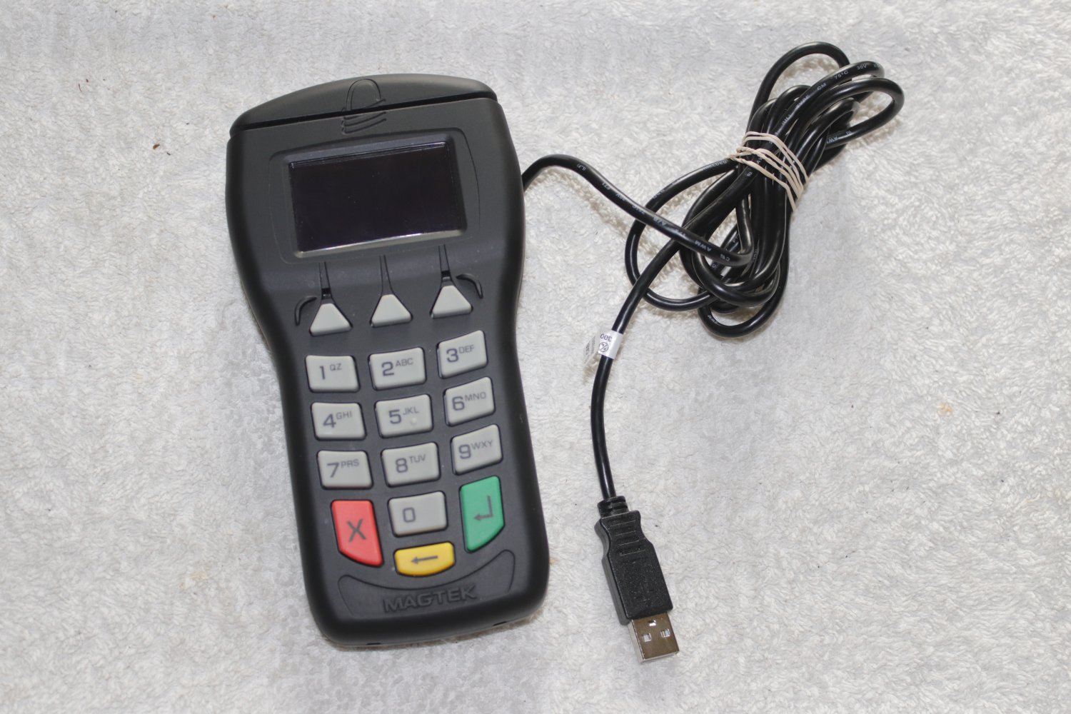 MAGTEK IPAD 100 USB Swipe Card Reader Payment Terminal P/N 30050200 w S9 Code