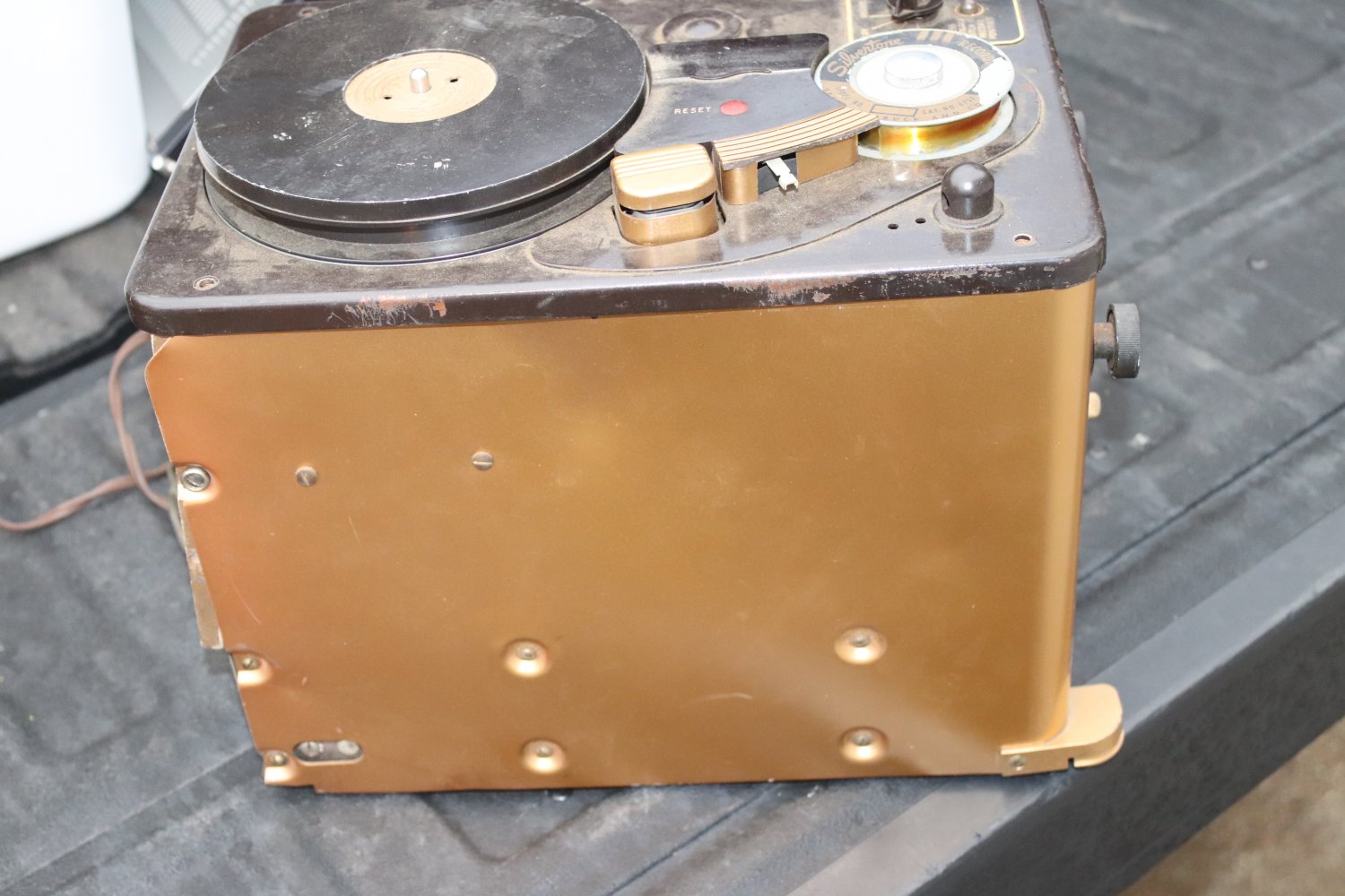 Sears / Silvertone wire recorder 8176 Vintage tube unit attic find