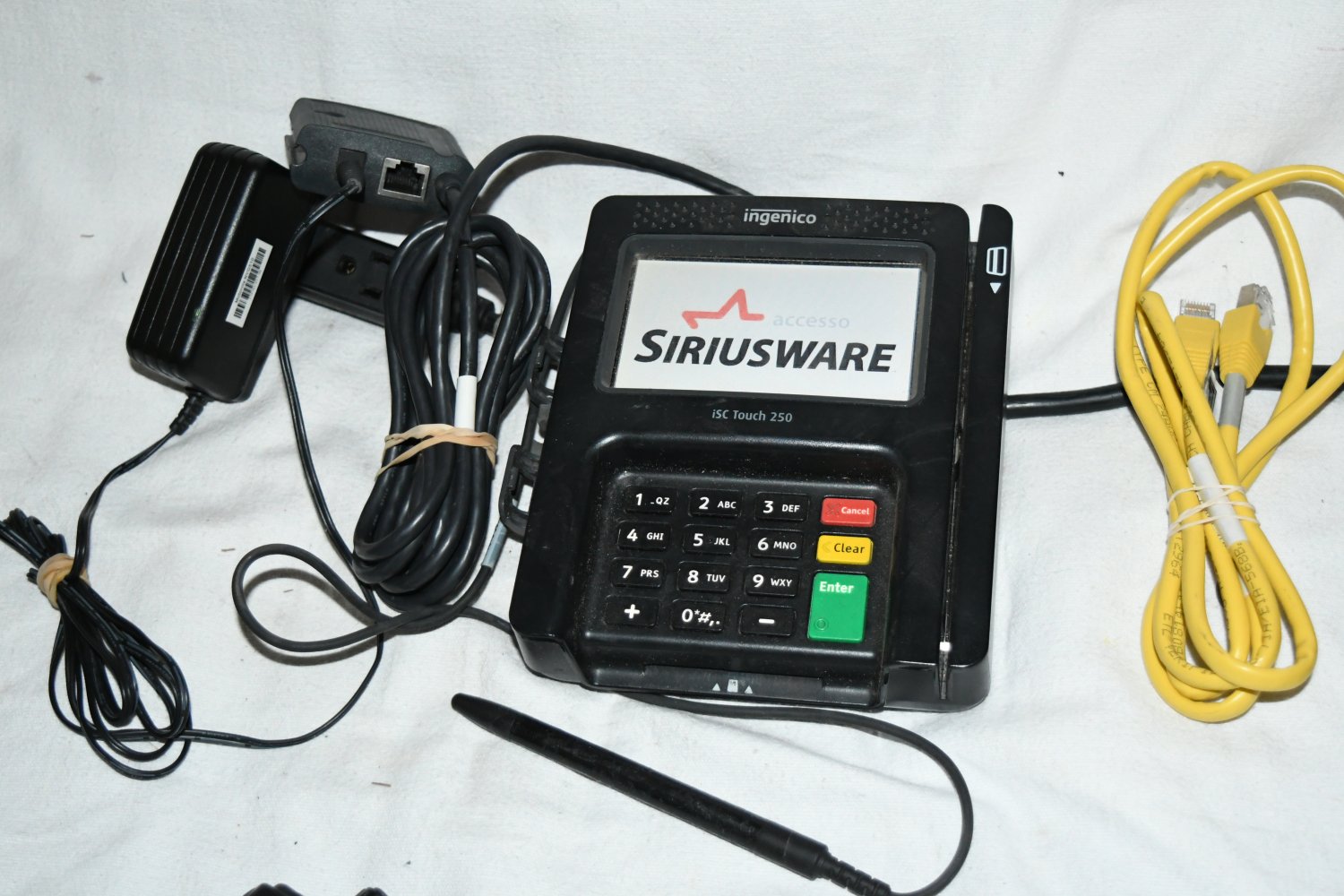 INGENICO Touch 250 isc25031t2591b POS Payment Credit Card Terminal w