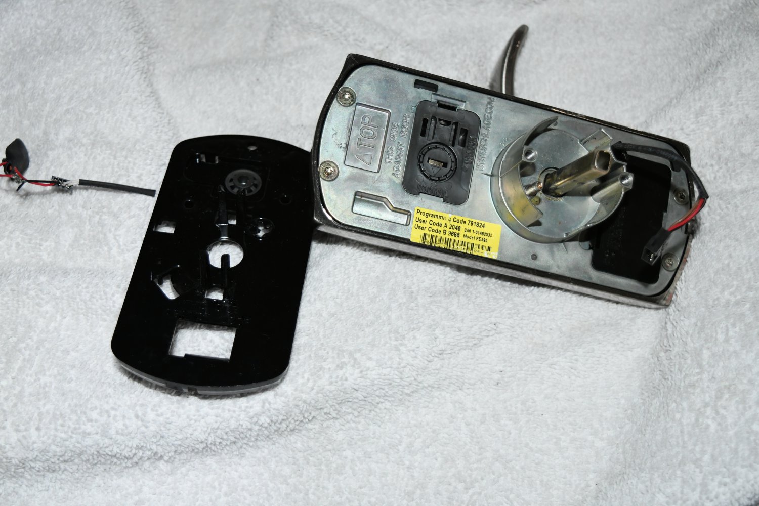 Schlage entry flex lock keypad FE595 For Parts Bits Pieces As is read