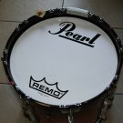 Pearl 17 x 17 Ser#220166 Marching Bass Drum Vintage wood rare 515 11/20 #4