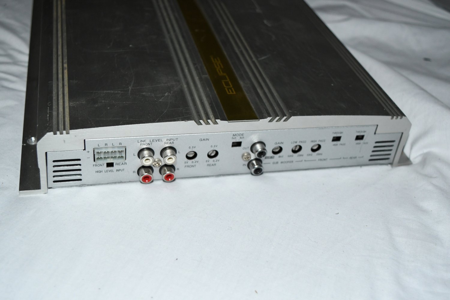 eclipse 5 channel car amplifier model 36501 rare 221 515