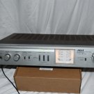 Vintage AKAI AM-U11 amplifier tested with one bad channel for repair 515c