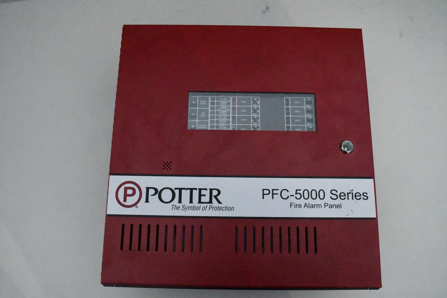 Potter Fire Alarm Panel PFC 5000 Series Never installed needs lock 515c3