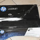 HP 43X (C8543X) Black Toner Cartridge New Open Box Unused OEM Genuine 515c1 4/22