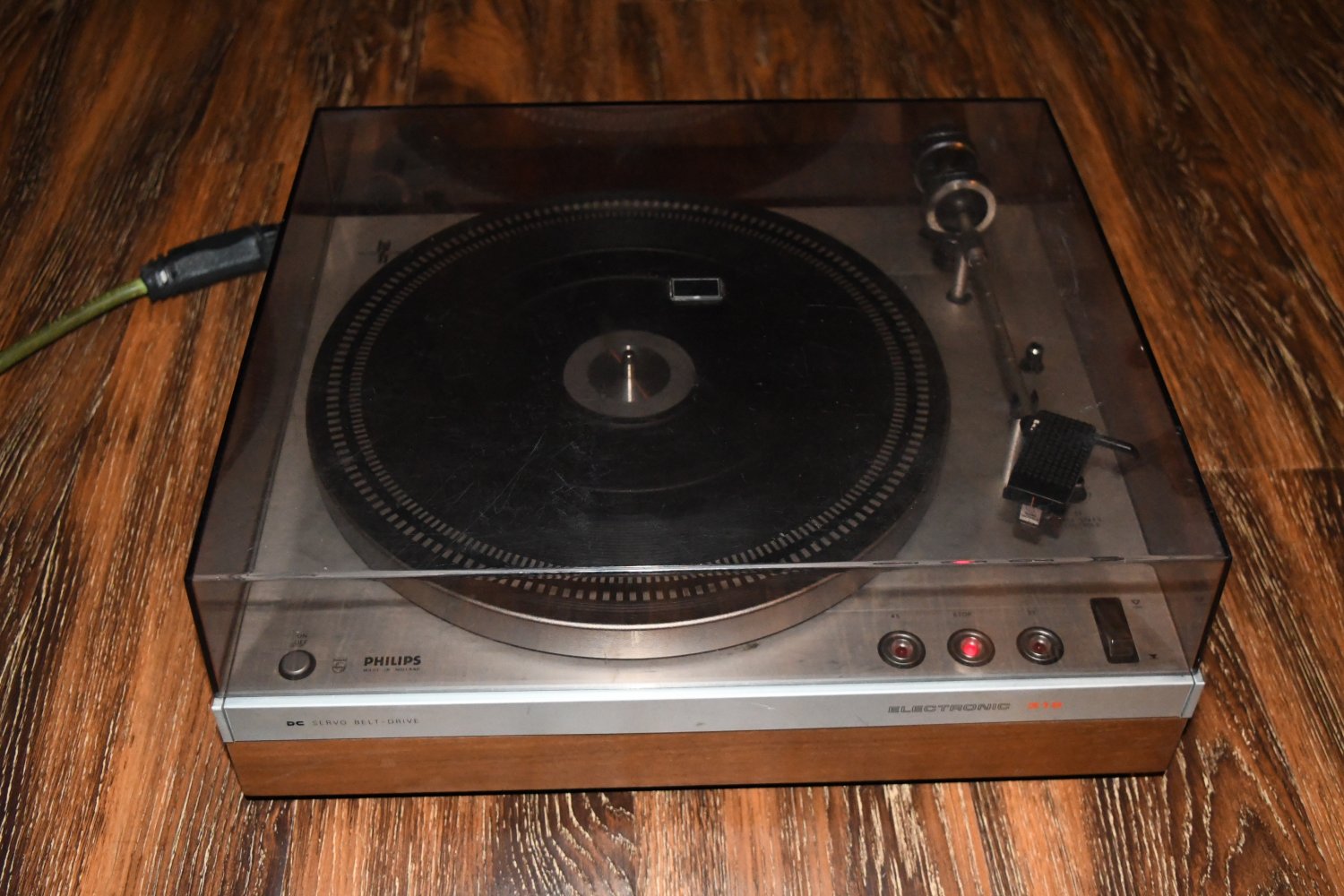 philips Servo Belt Drive Turntable Record Player electronic 312 powers ...