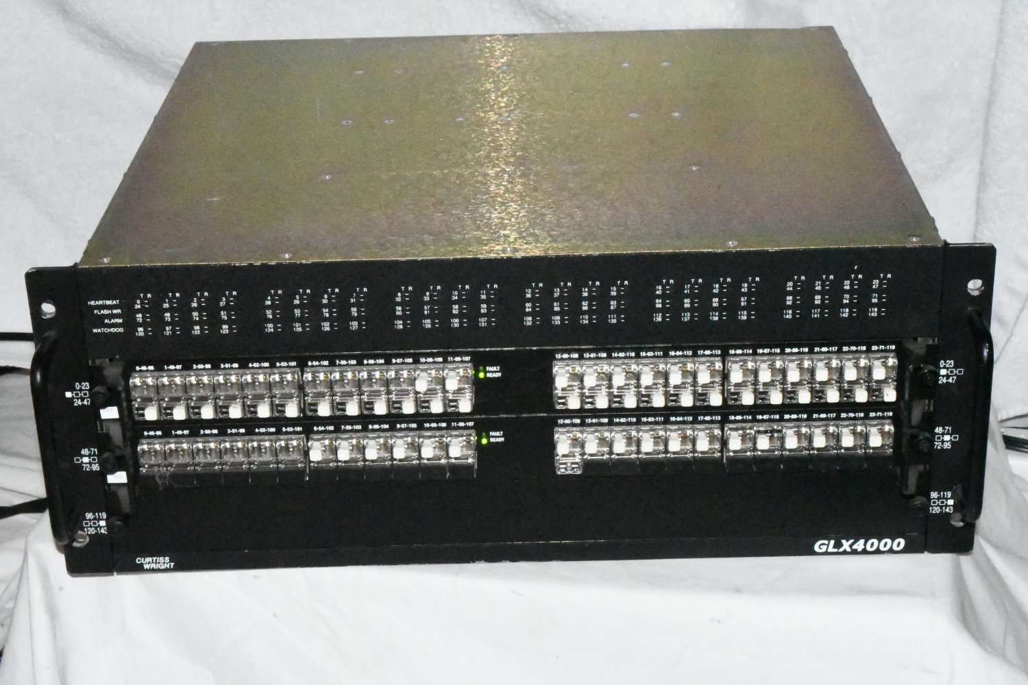 Curtiss-Wright LinkXchange 144 Port Physical Layer Switch GLX4000 Rare #1 515c1