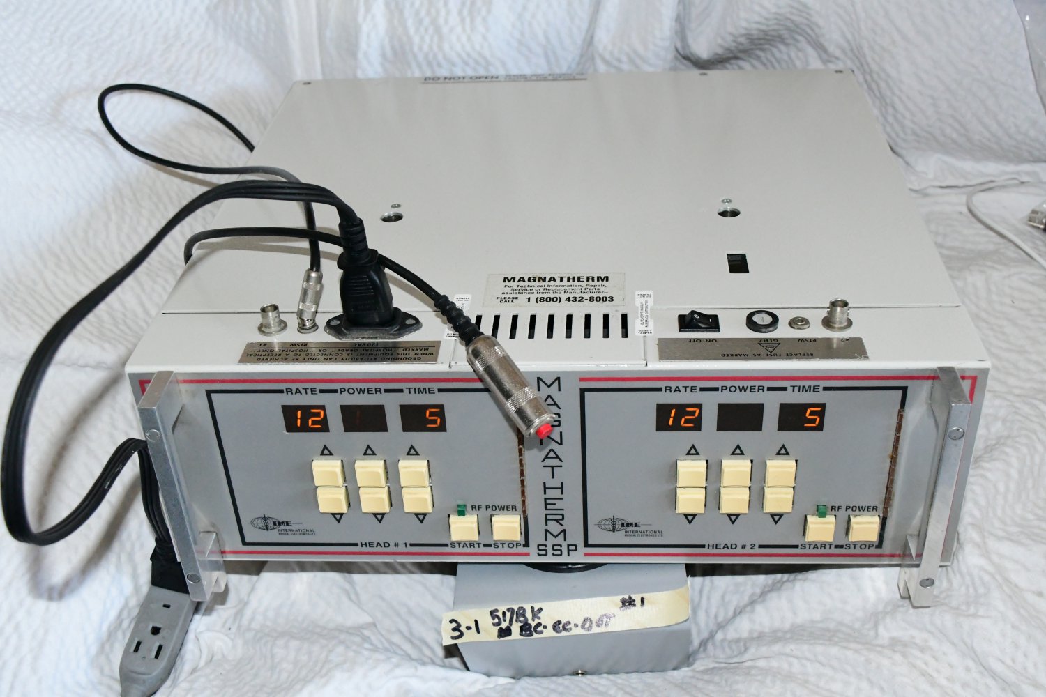 IME International Medical Electronics Magnatherm SSP 1000ss Physical Unit 517b
