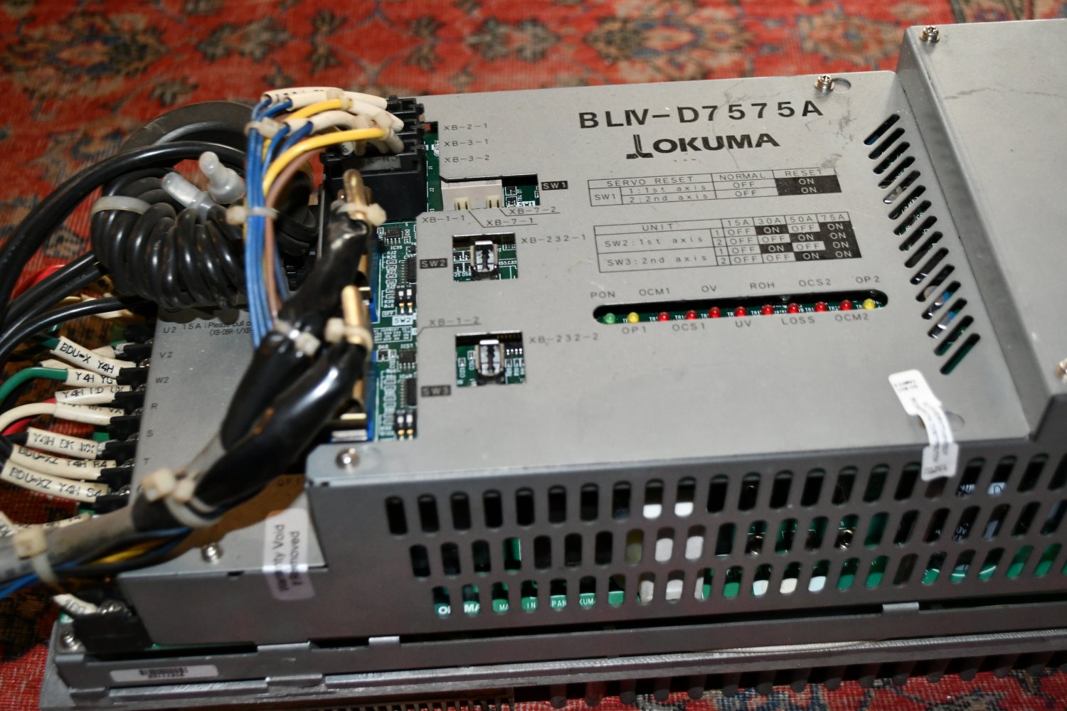 Okuma BLIV-D7575A 75A Servo Drive Amplifier Controller CNC Axis Module 517BK