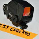 CRIMSON TRACE HRO HEAVY RECOIL OPTIC 2 MOA RED DOT REFLEX SIGHT-CRACKED AS IS 1E CRIMSON TRACE HRO HEAVY RECOIL OPTIC 2 MOA RED DOT REFLEX SIGHT-CRACKED AS IS 1E