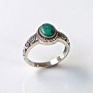 Bohemian turquoise 925 silver small ring