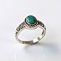 Bohemian turquoise 925 silver small ring