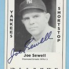 Joe Sewell autographed TCMA Card 1979 #5 Yankees