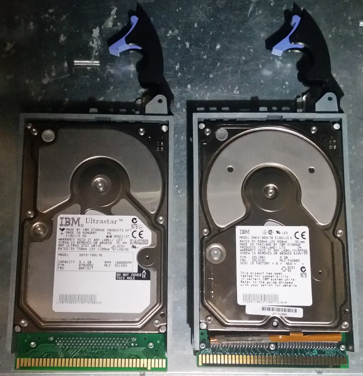 IBM RS 6000 Enterprise Server B50 Rack Mount Used includes 2 Hard ...
