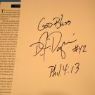 DJ D.J. Dozier Autographed Penn State PSU Nittany Lion Book