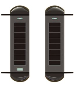 Solar-Powered Active wireless Infrared Detector