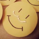 Smile Stud Earrings - Handmade