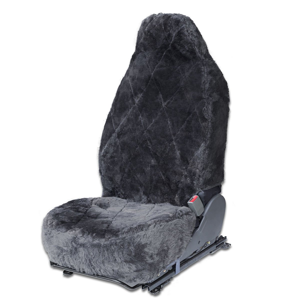 Sheepskin Car Seat Covers 2 Piece Set Real Australian Soft Cushion