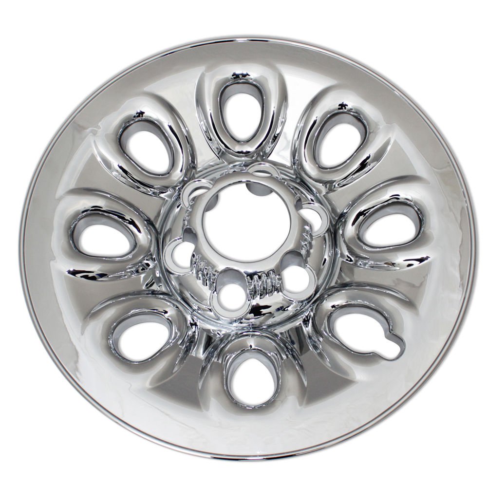CHEVY Wheel Skin 1 Piece 17" Inch 6 Lugs Fit CHROME Hub Cap Covers For