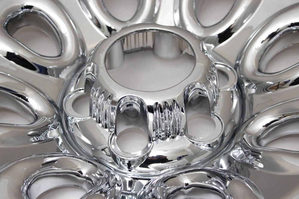 CHEVY Wheel Skin 1 Piece 17" Inch 6 Lugs Fit CHROME Hub Cap Covers For