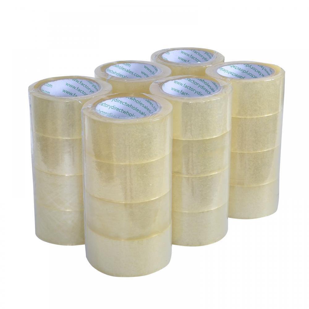 24 Rolls Box Carton Sealing Packing Packaging Tape 2"x110 Yards (330
