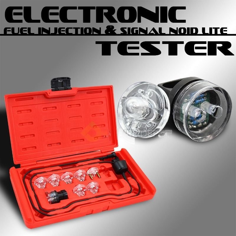 11pc Fuel Injection Signal Noid Electronic Lite Tester Set Light Case