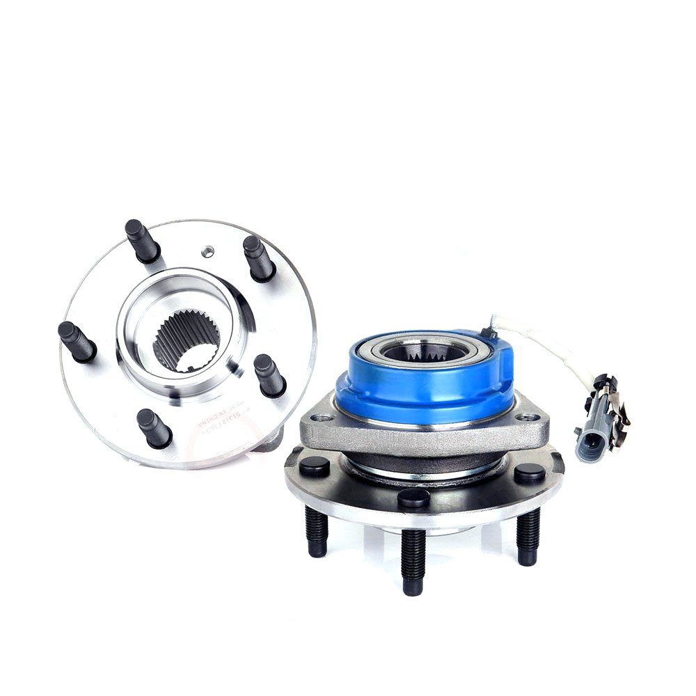 2 New Front Driver &Passenger Wheel Hub And Bearing Assembly For GM ABS