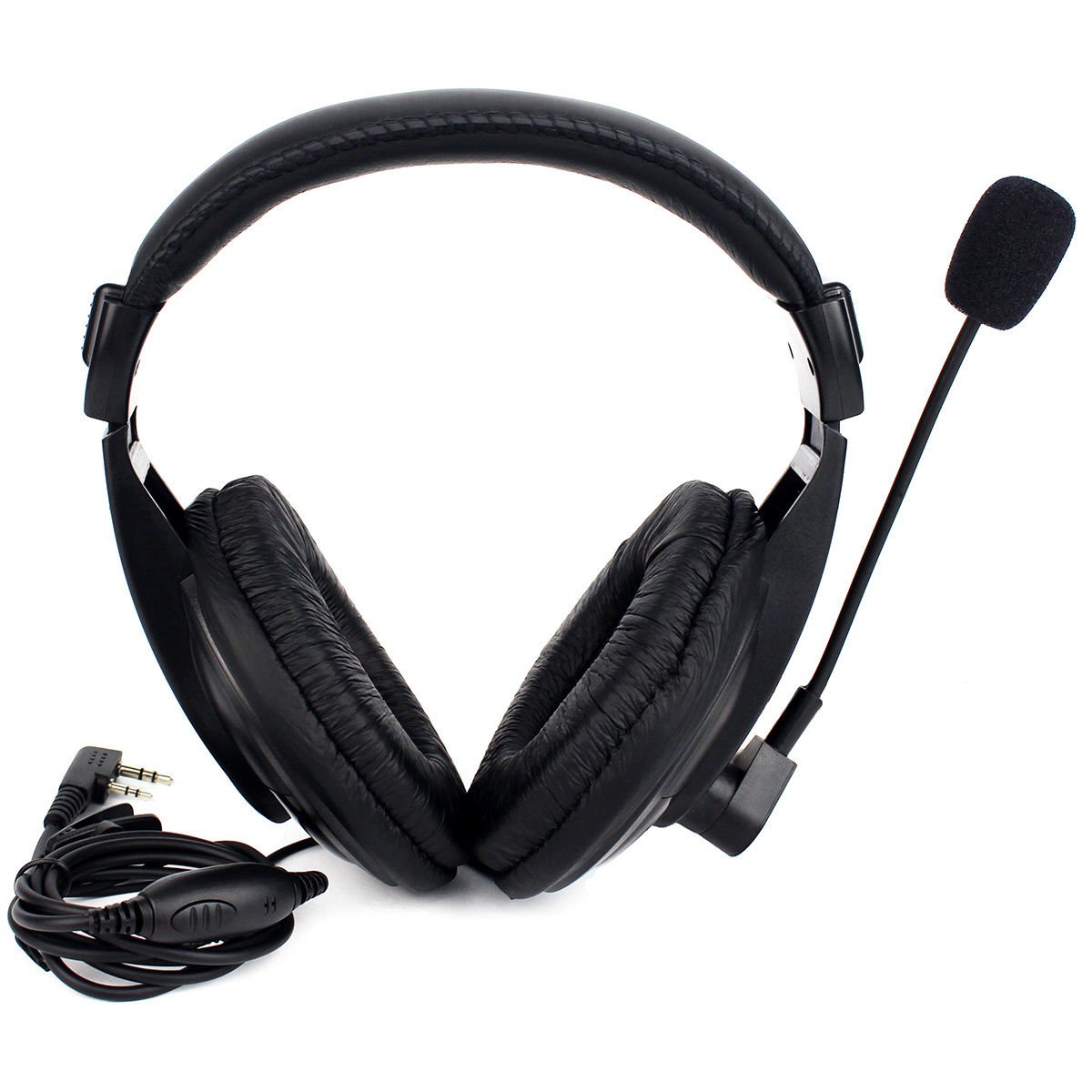 New 2Pin PTT/VOX Headset Earpiece for Radio Baofeng 888s Retevis H777 ...