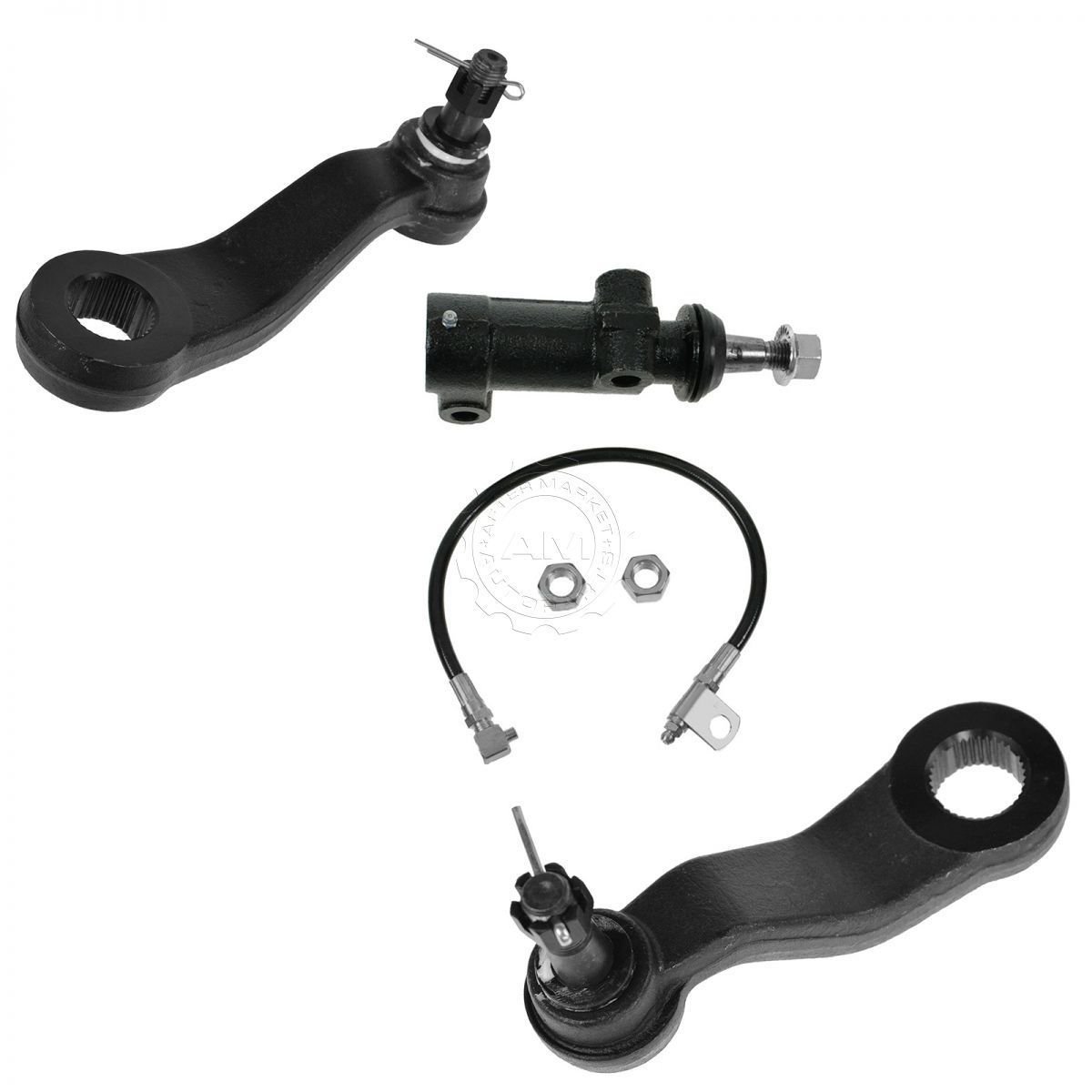 Idler & Pitman Arm w/ Bracket Kit Set of 3 for Chevy GMC Van SUV Pickup