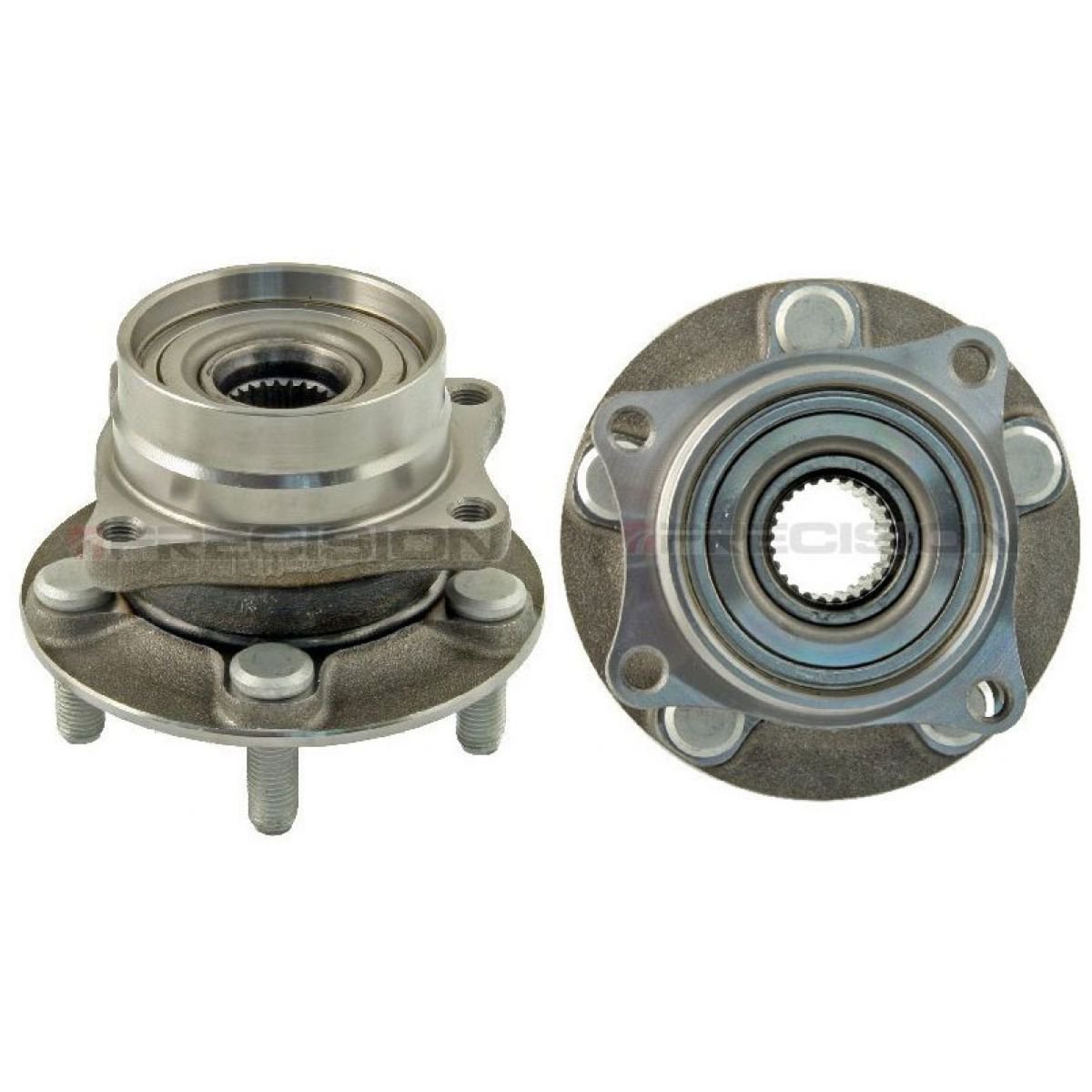 Front Wheel Hub & Bearing Assembly Pair Set for 0409 Prius